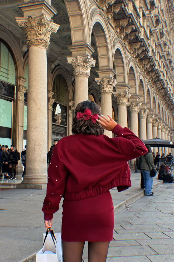 Printed College Jacket